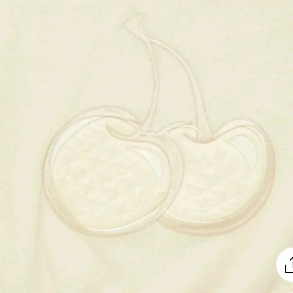 KIRSH BIG CHERRY TERRY
NAPPING CROP SWEATSHIRT Size S - Picture 4 of 6